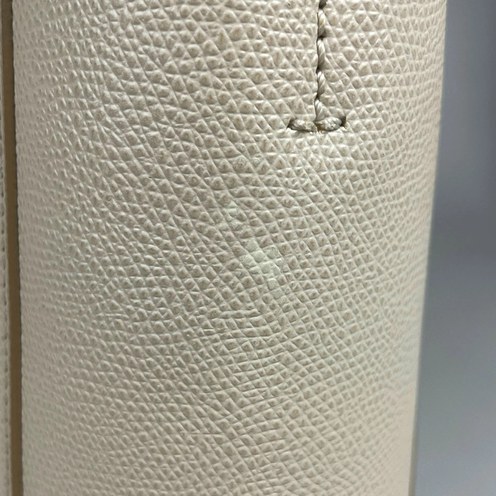 Celine Vertical Cabas Tote Bag Shoulder Bi Leather Ivory White Black - Picture 4 of 7